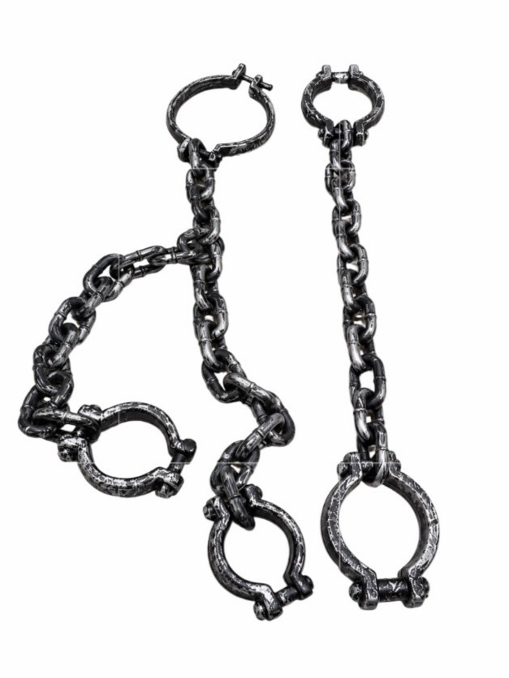 Halloween Plastic Chains with Shackles Spooky Hanging Decor EUC